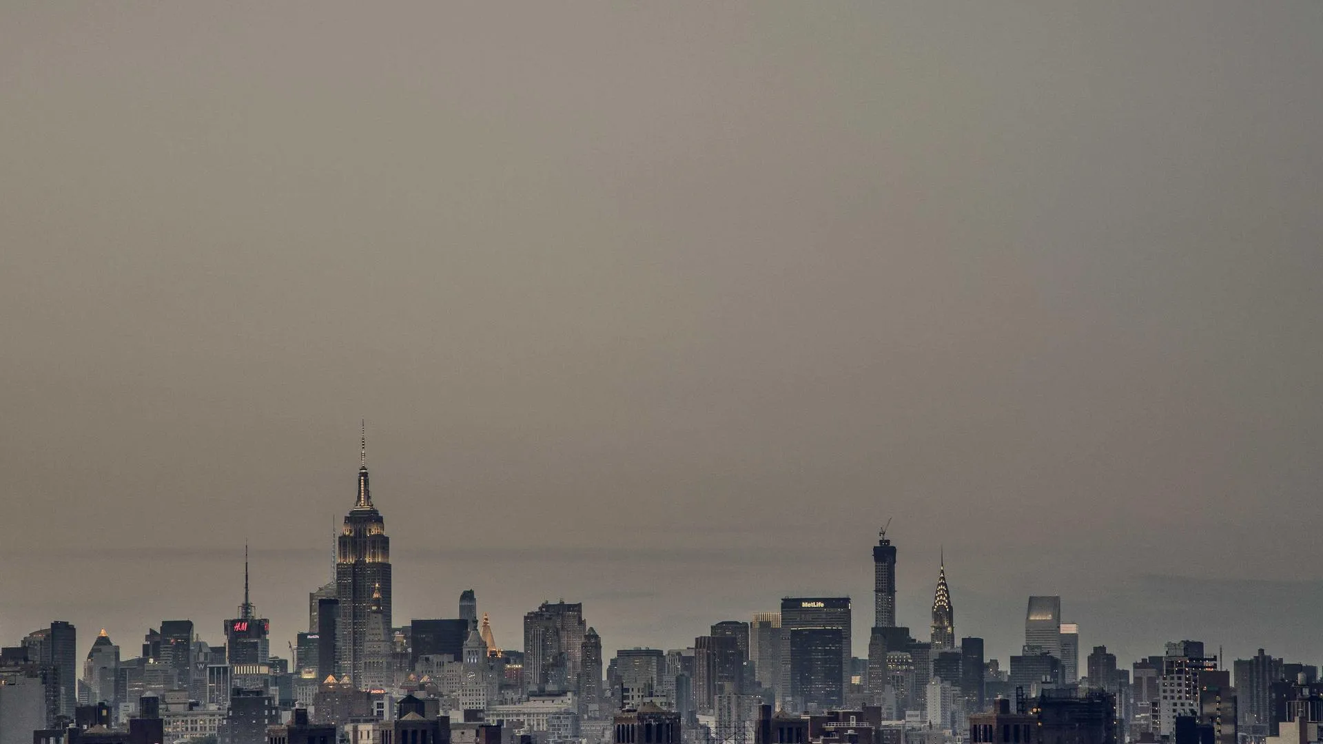 Late dinner plates and cocktails in an Ottawa restaurant at night
