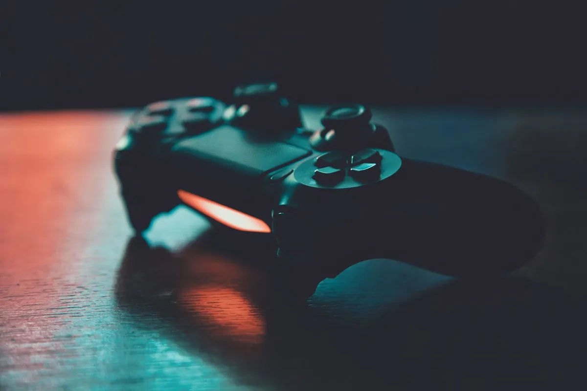 Competitive kart racers on starting grid at championship event