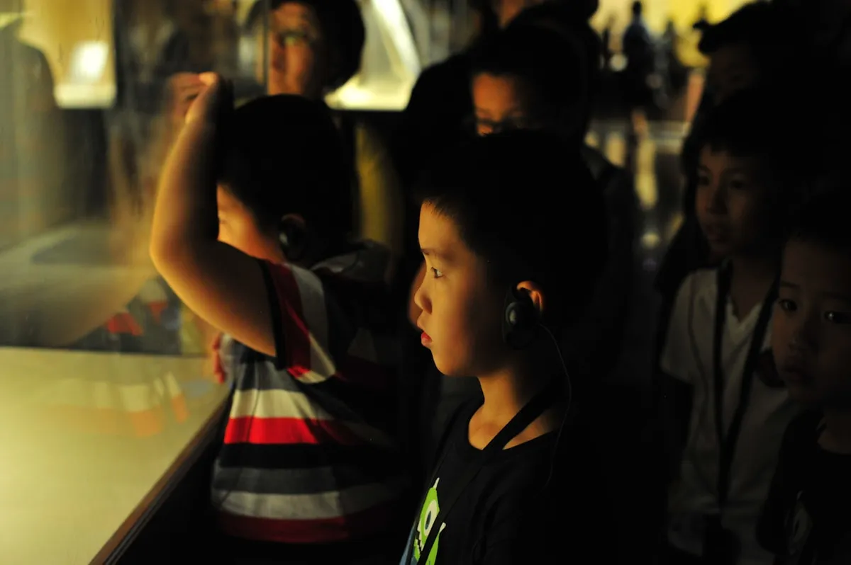 Families exploring Cumberland Heritage Village