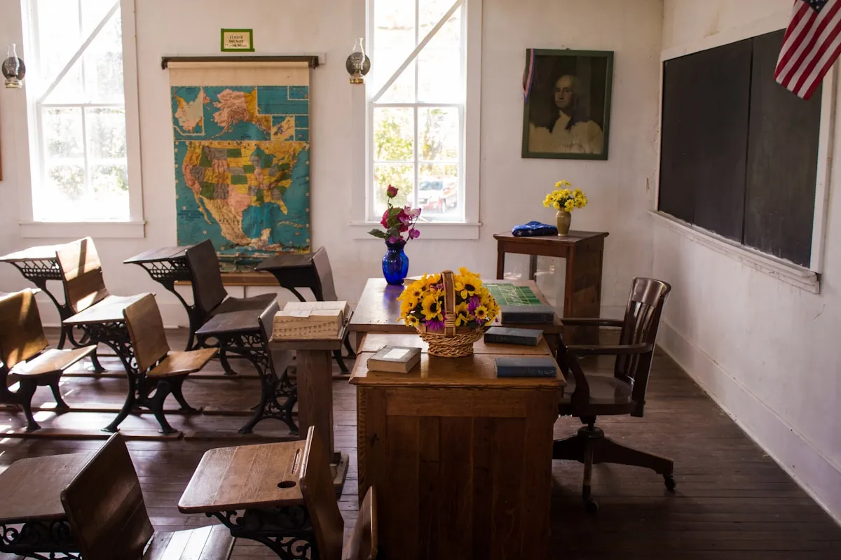 One-room schoolhouse at Cumberland Heritage Village