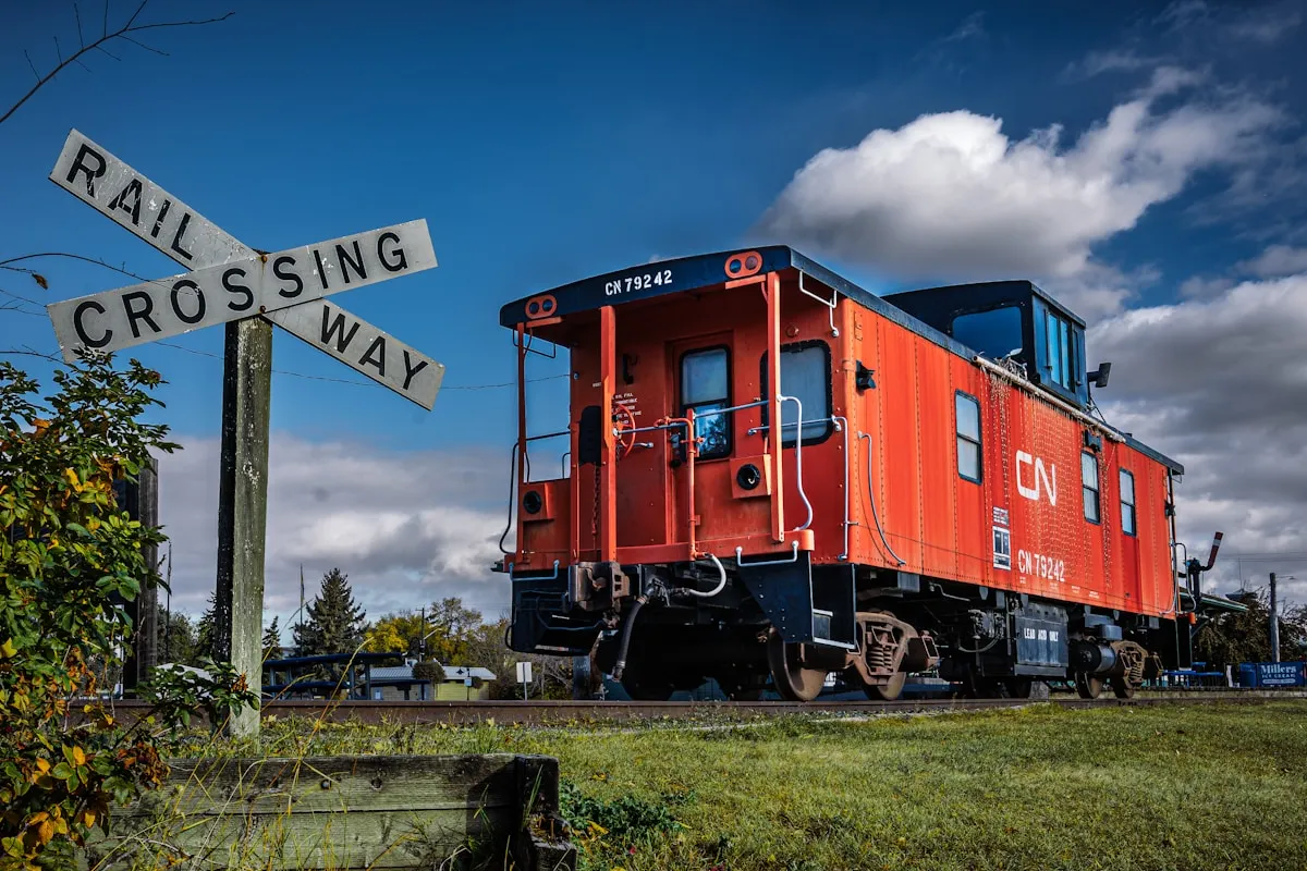 Miniature steam train at Cumberland Heritage Village