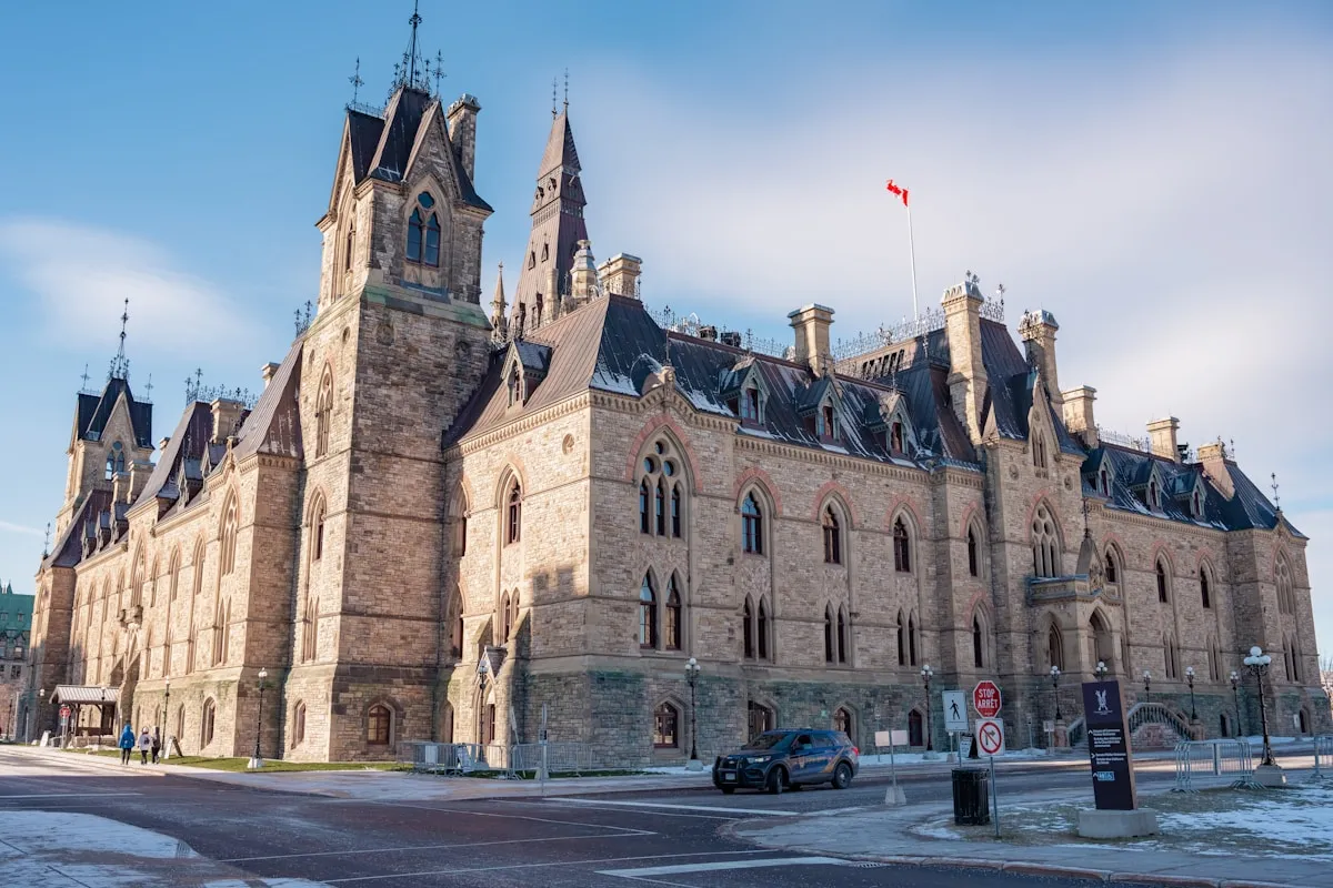 Parliament Hill Ottawa winter