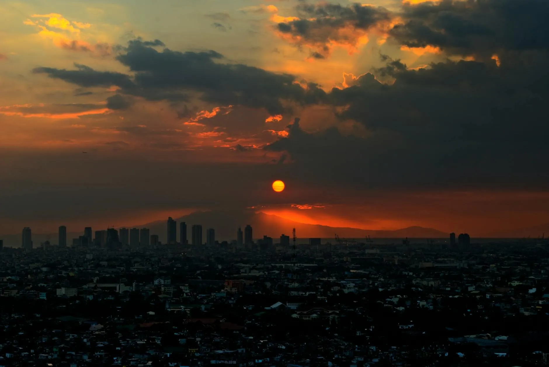 Ottawa skyline at sunset