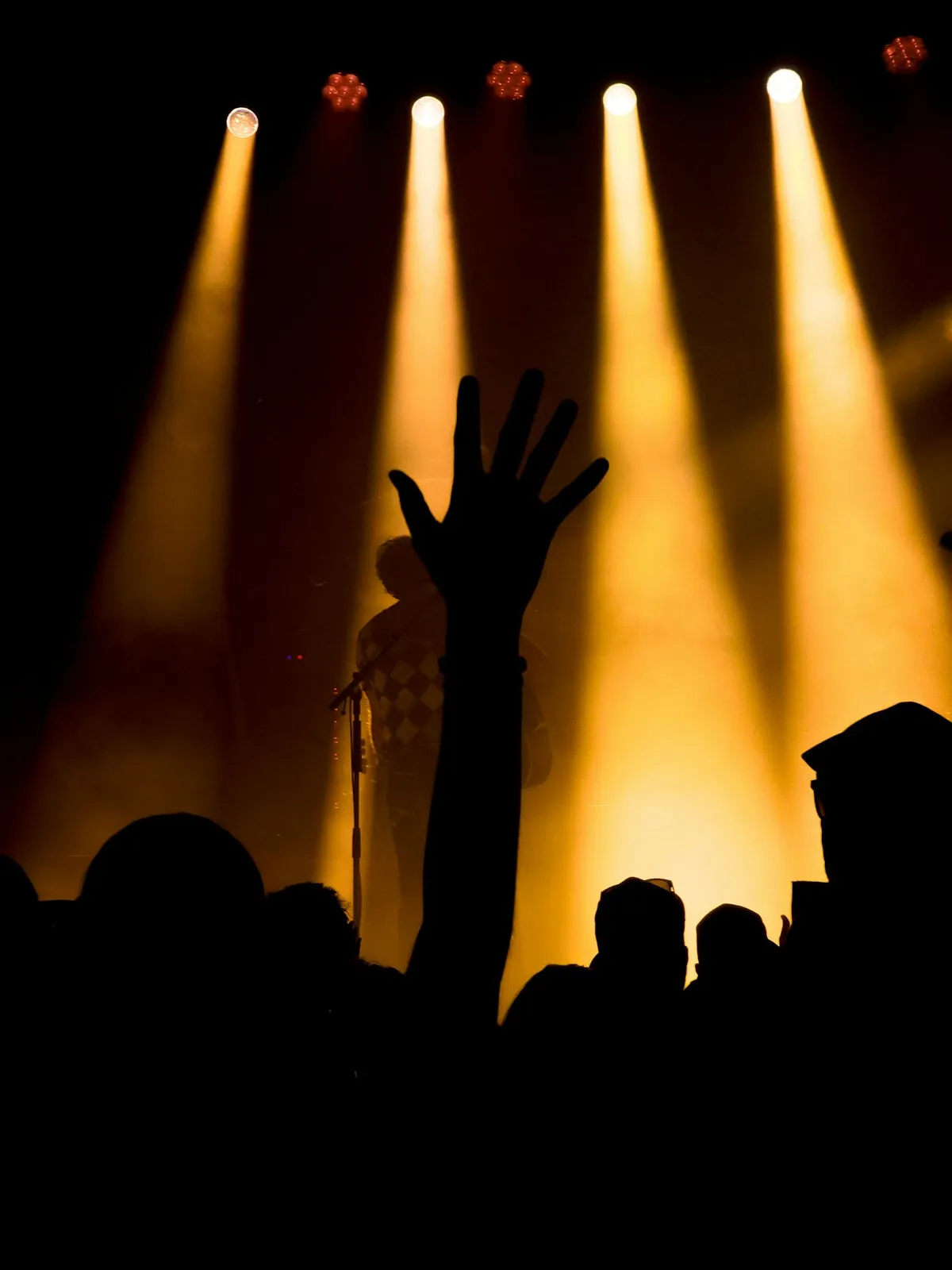 Jonas Brothers performing on stage