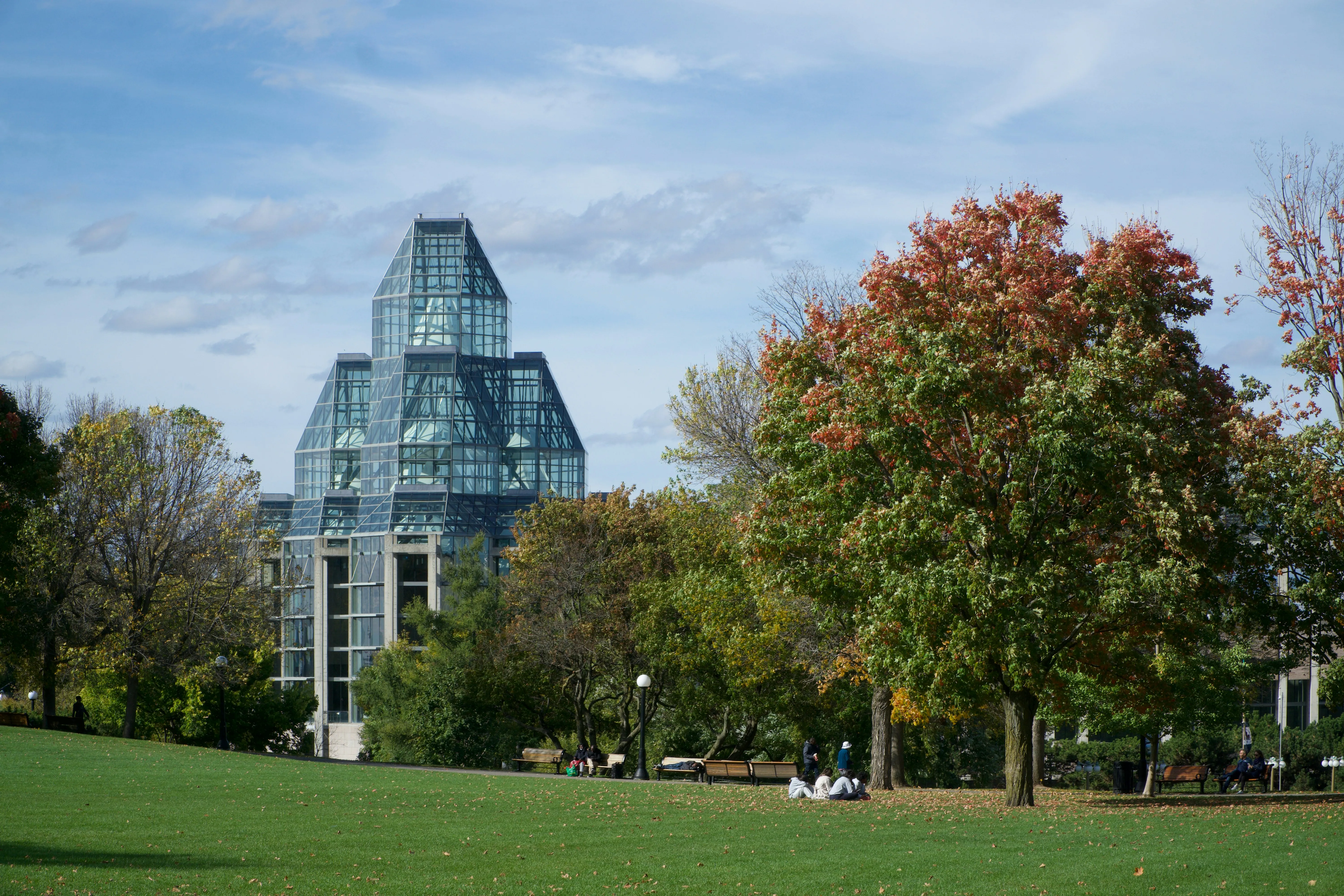 National Arts Centre modern glass building in Ottawa
