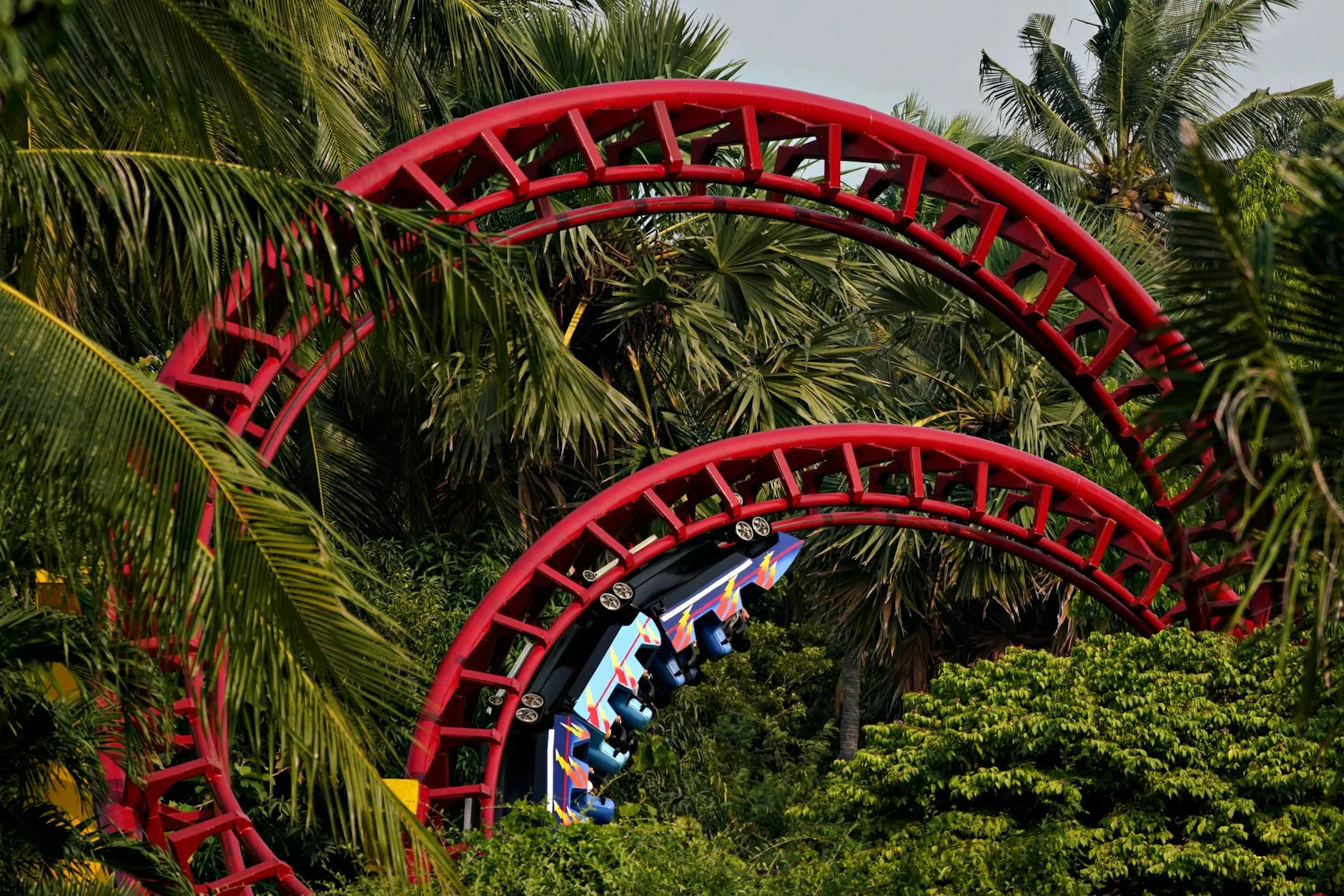 OC Transpo Park and Ride lot at night