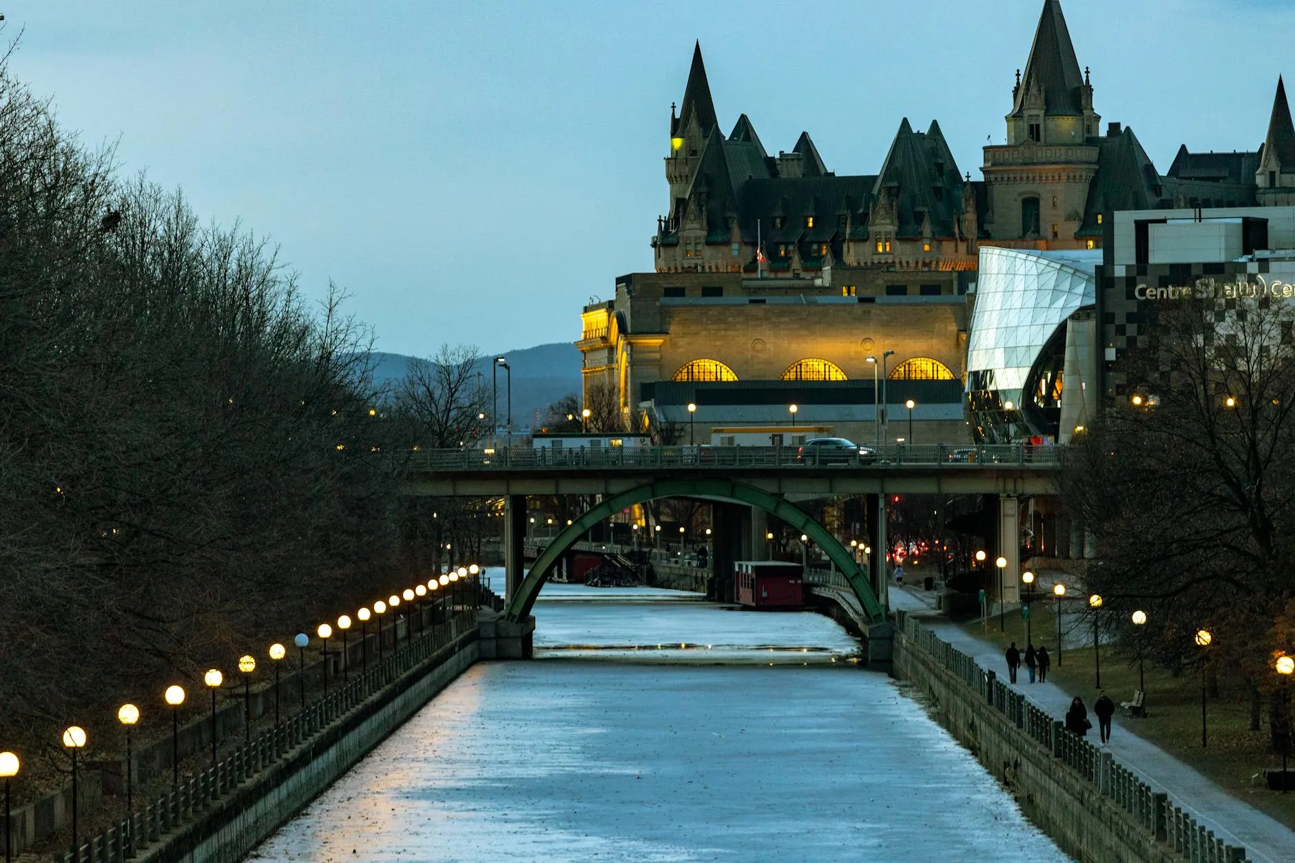 Skaters on the Rideau Canal Skateway