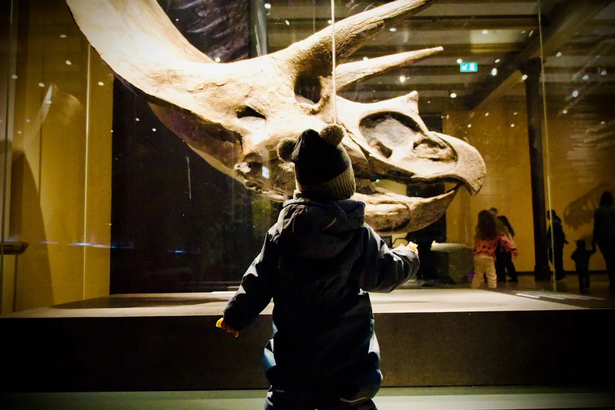 Kids exploring a science museum exhibit