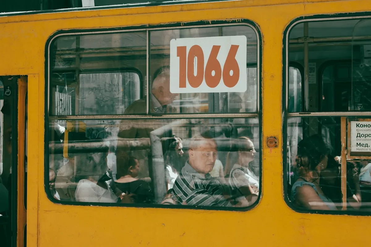 Ottawa OC Transpo bus and O-Train for seniors
