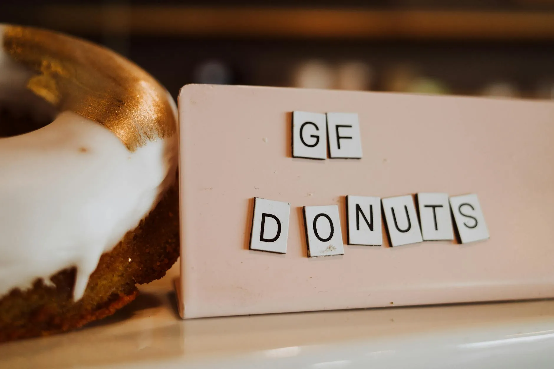 Gluten-free donuts on a plate