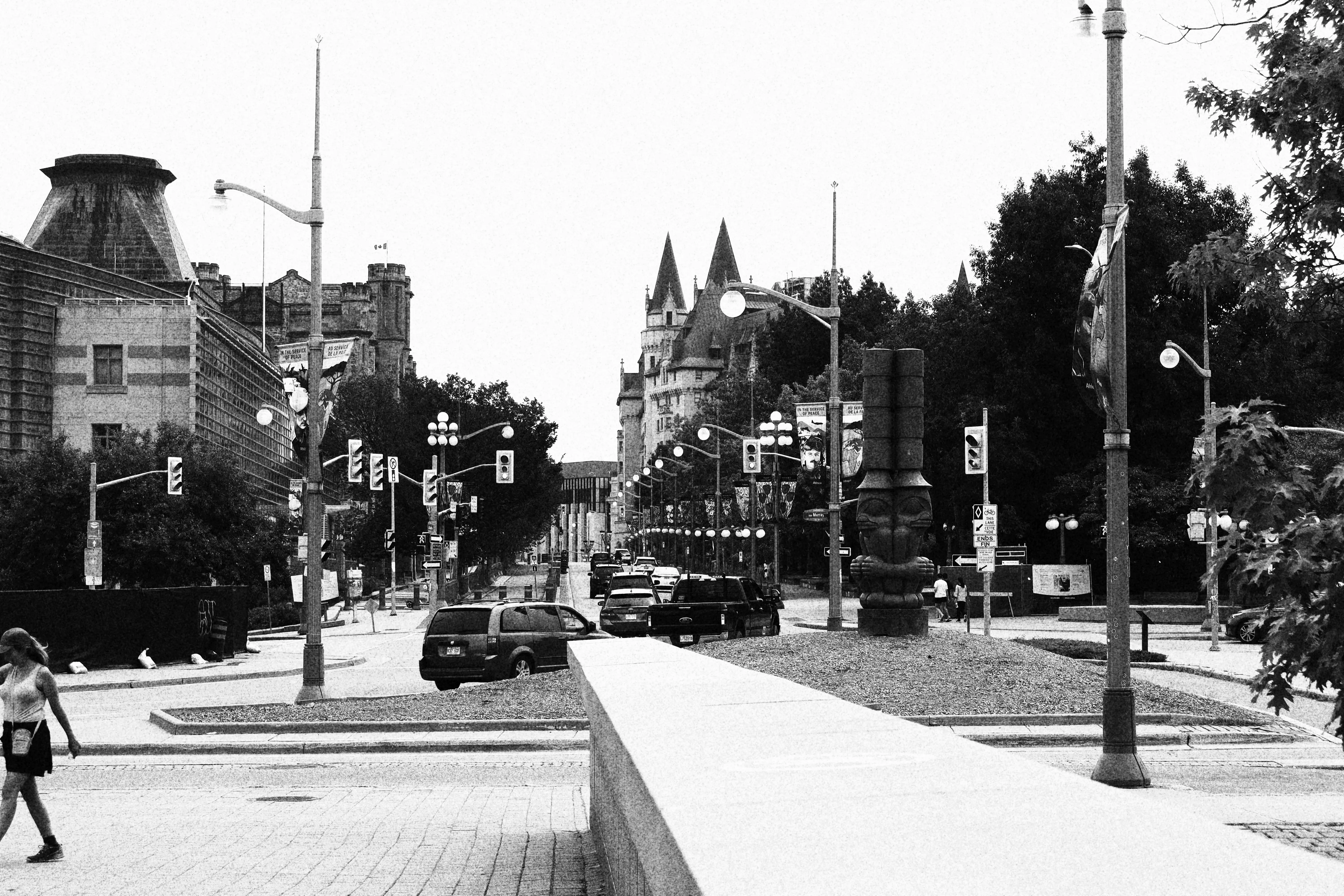 Ottawa signage and landmark letters in downtown