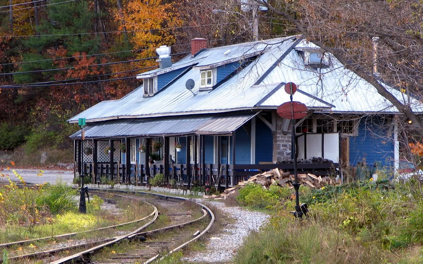 Old train station in Wakefield for a village day trip itinerary stop