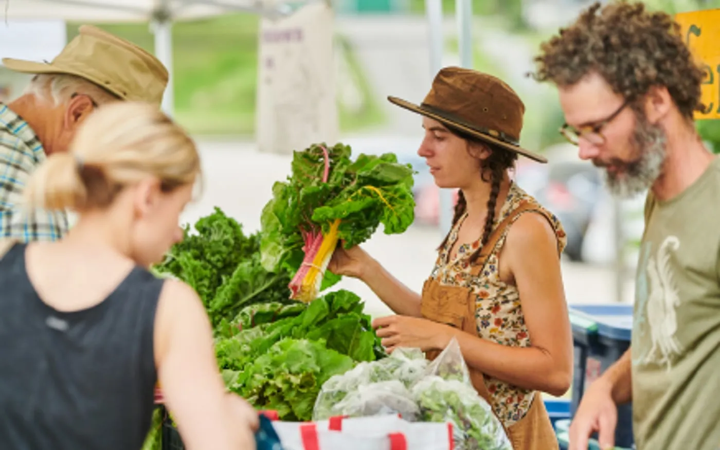 Wakefield Market vendors and produce for a Saturday morning day trip