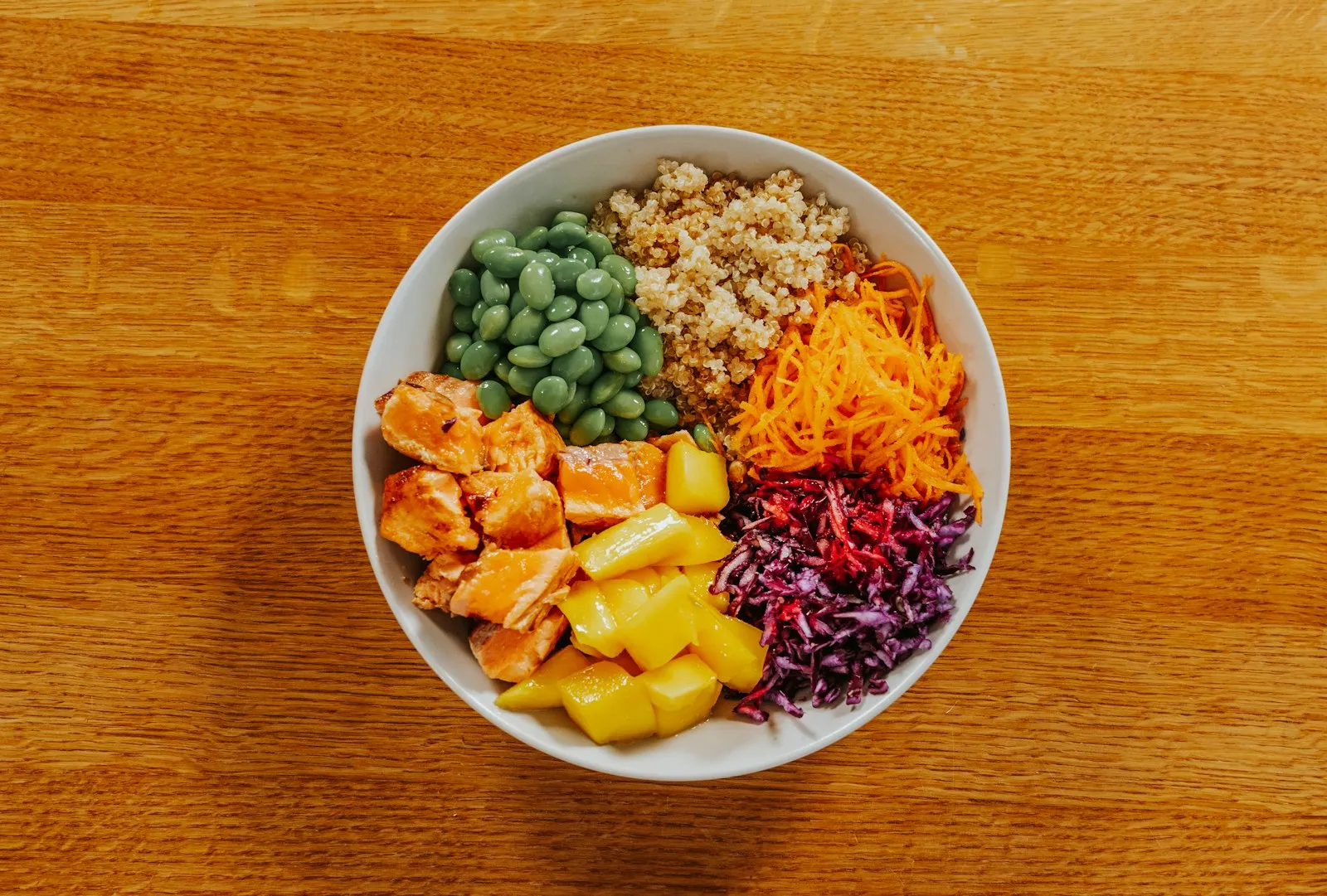 Westboro poke bowl close-up with fresh toppings