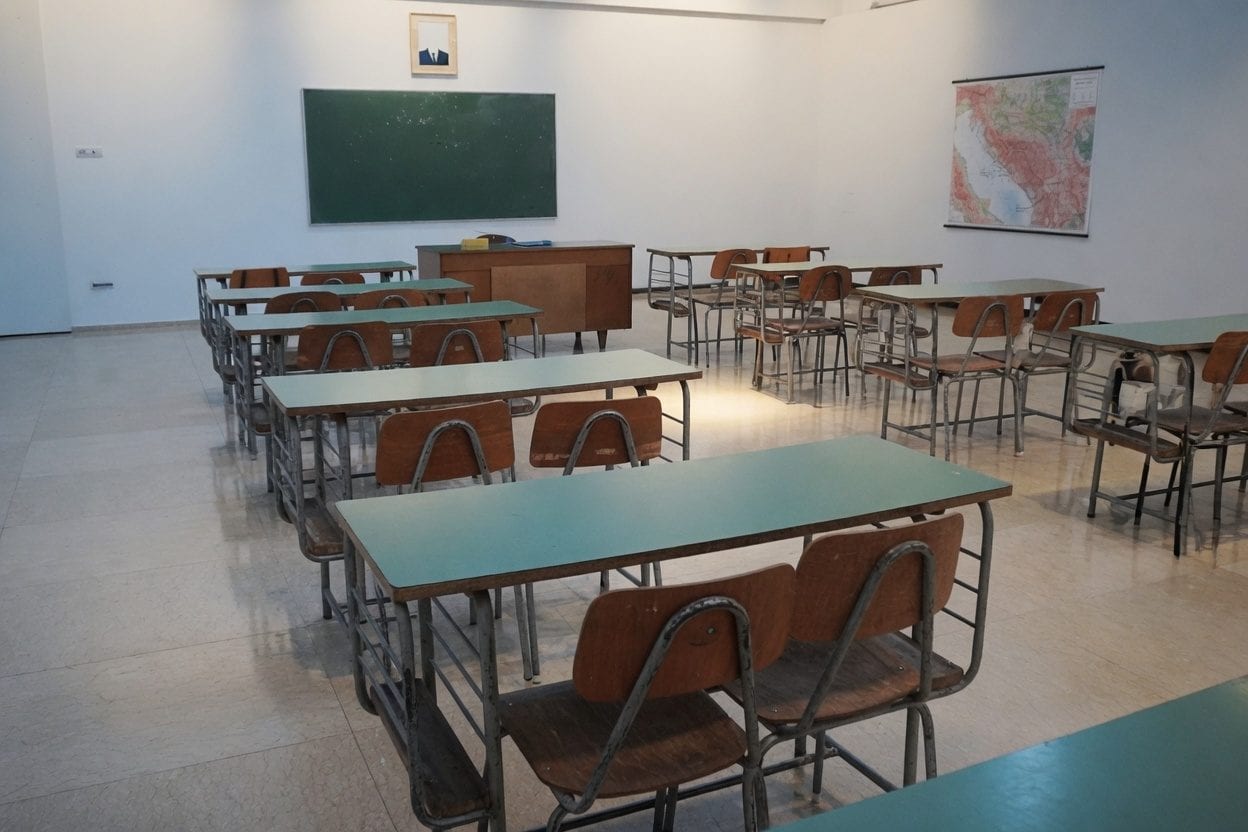 Ottawa school building winter