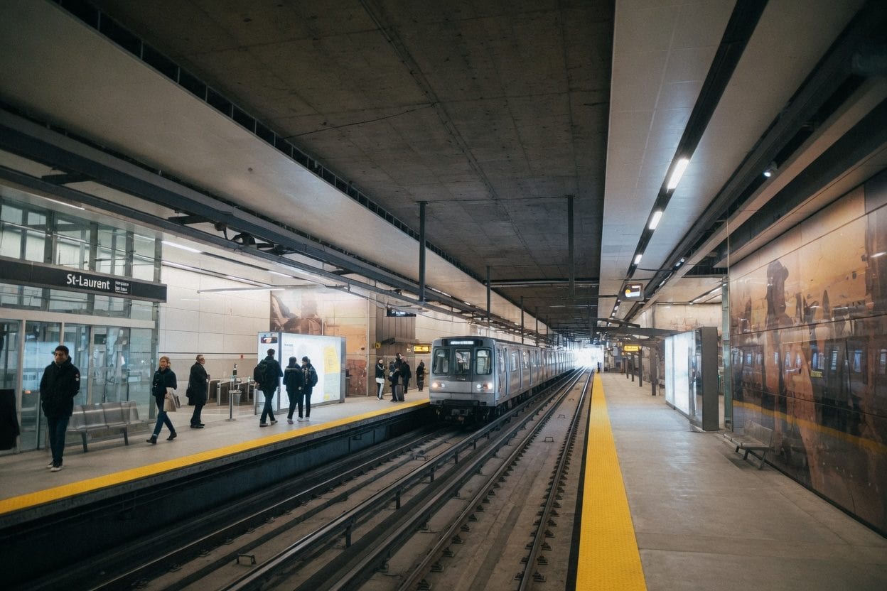 Ottawa LRT train transit