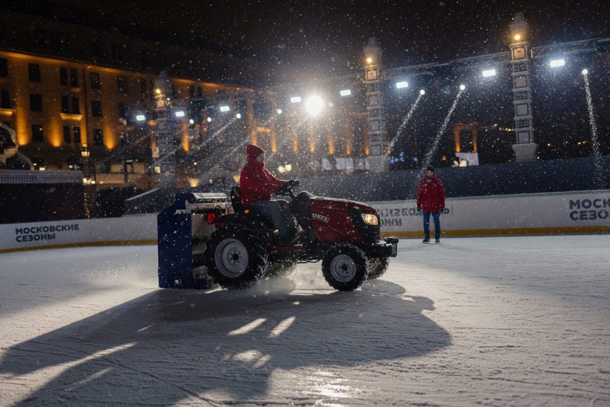 Ice skating at the Rink of Dreams outside Ottawa City Hall decorated for Christmas