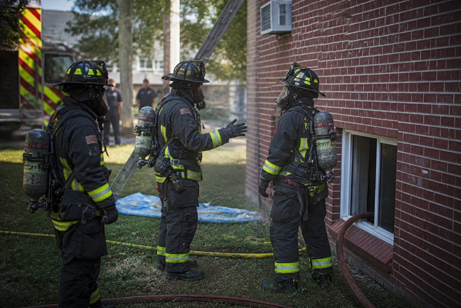 Ottawa Fire Services responding to emergency call