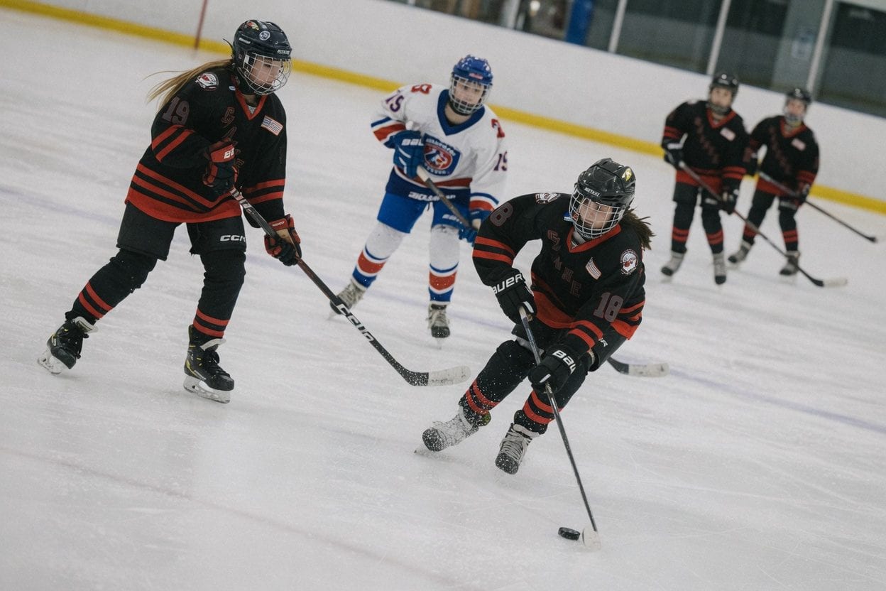 Women's hockey game