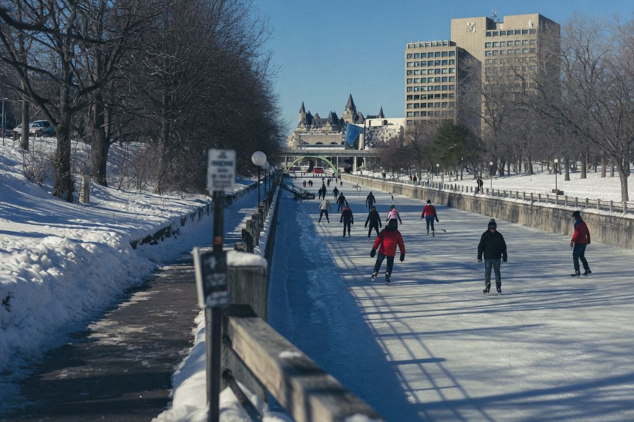 Winter weather in Ottawa