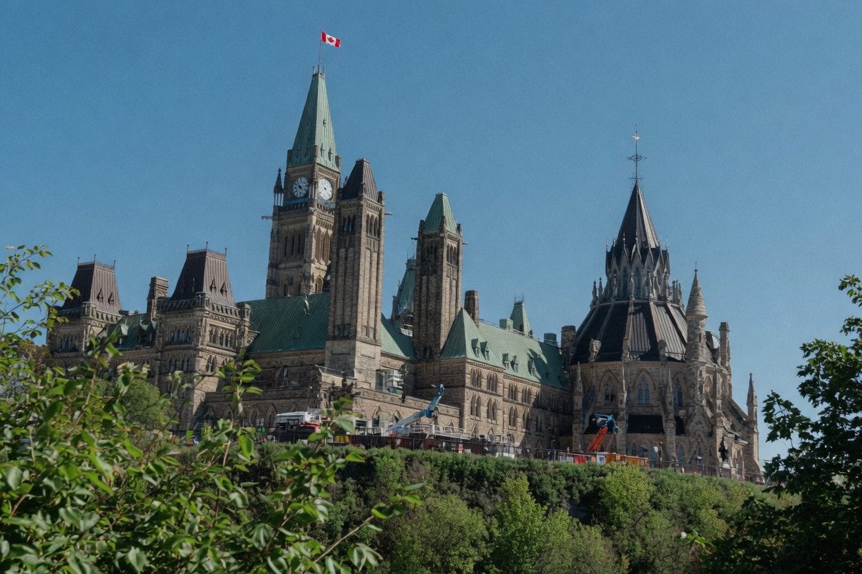 Parliament Hill in winter