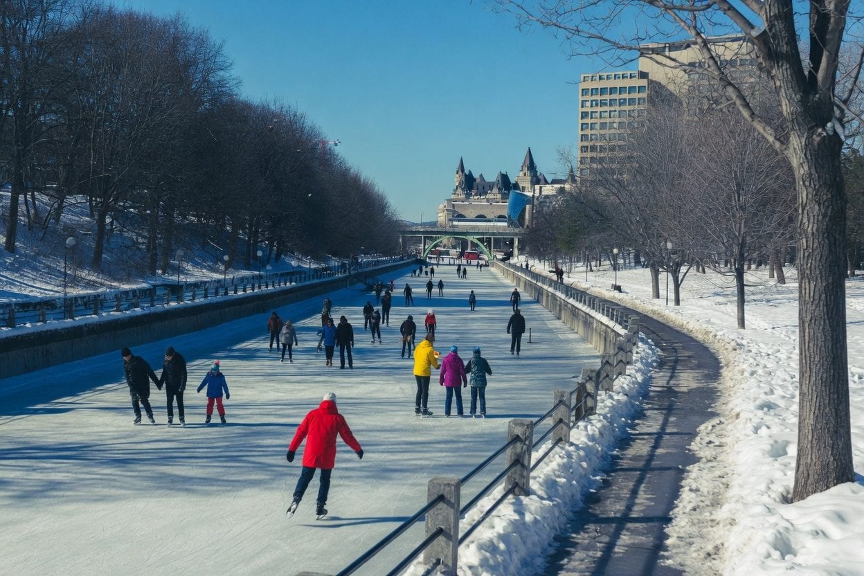 Rideau Canal Skateway Ottawa winter