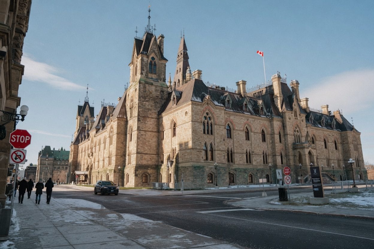 Parliament Hill Ottawa winter