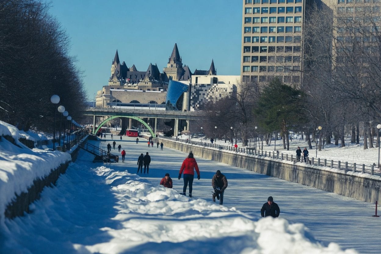 Rideau Canal Skateway Ottawa winter