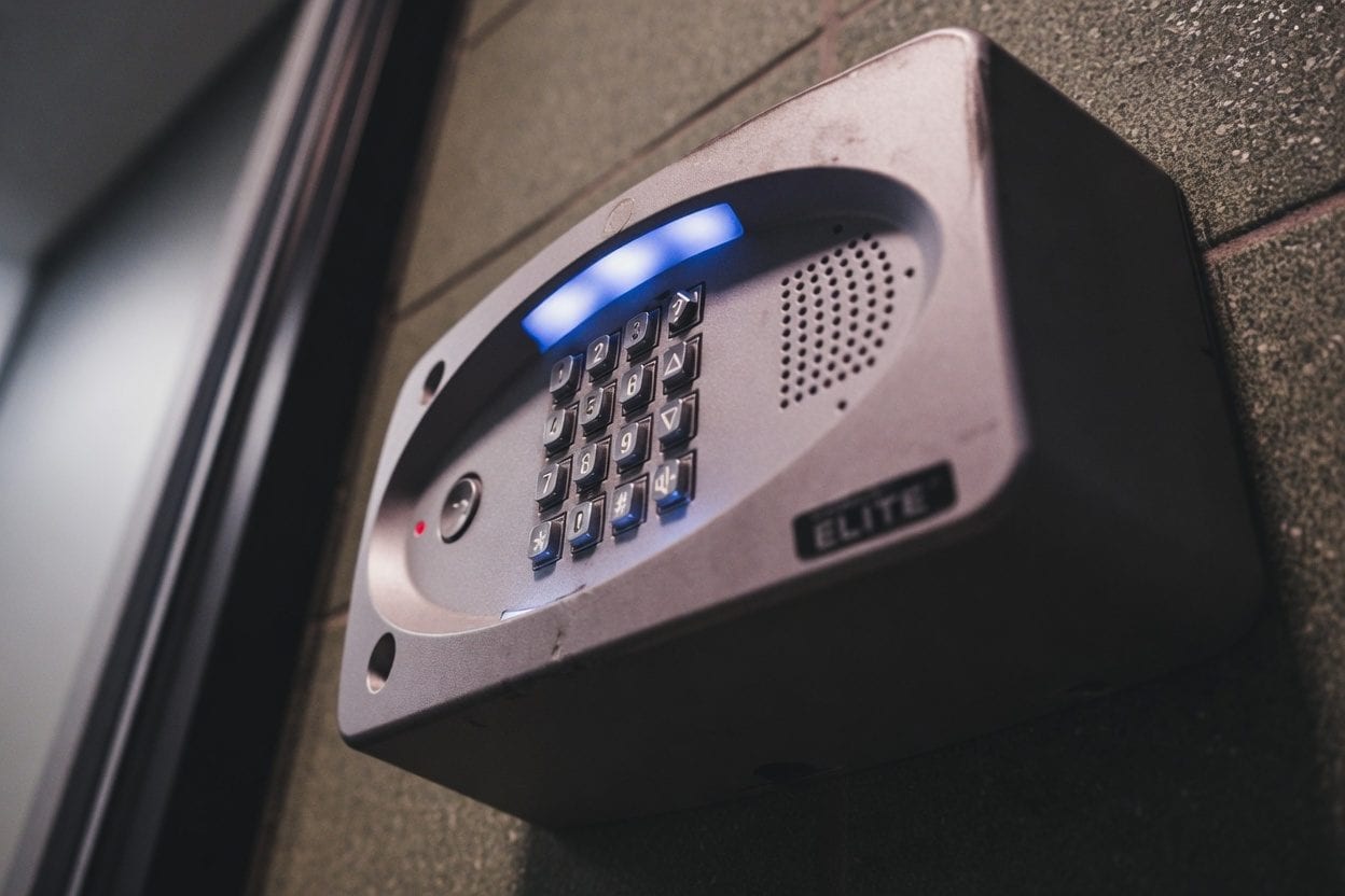 Late-night gym access context with secure member entry