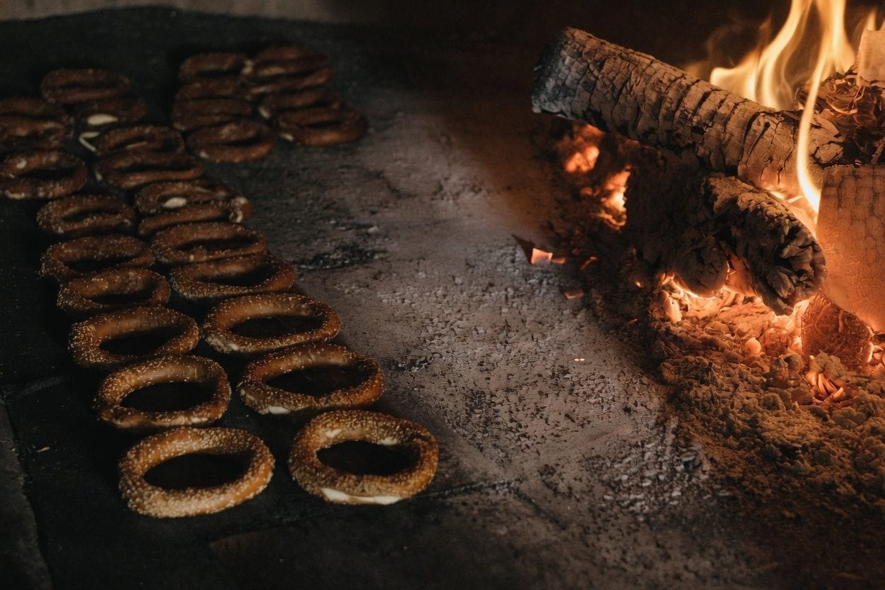 Wood-fired bagels