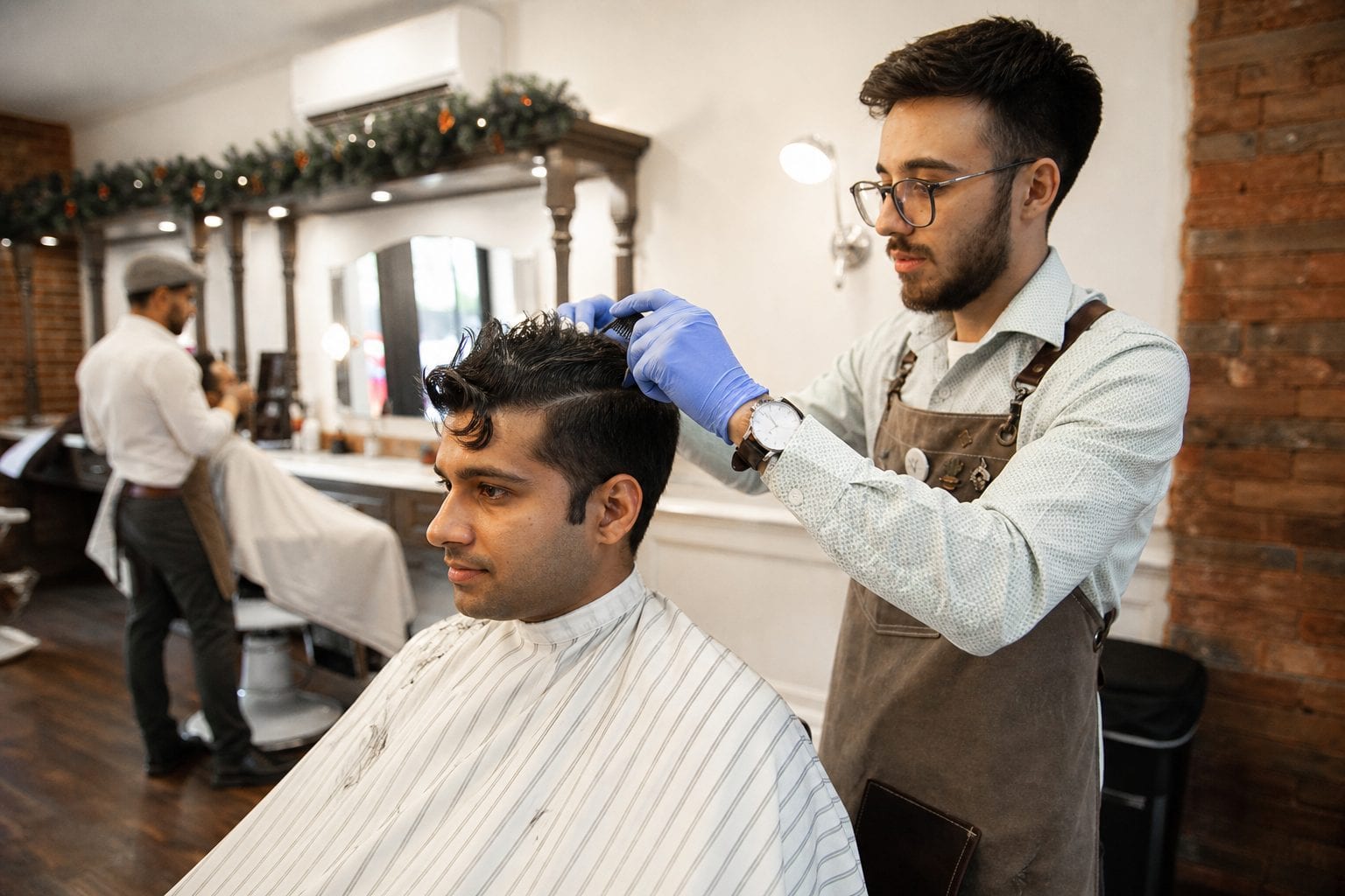 Khalil Barbershop men's styling