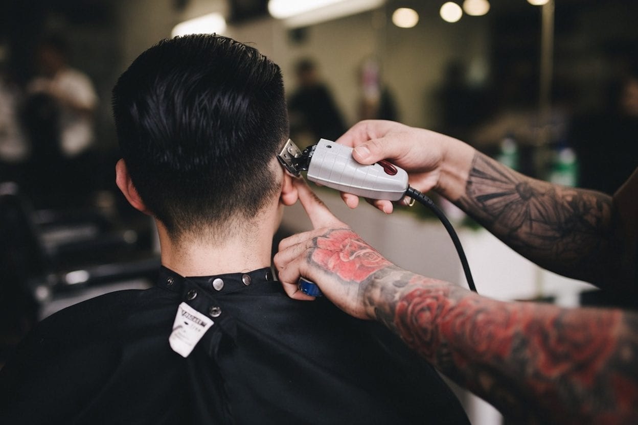 Barber consultation and styling