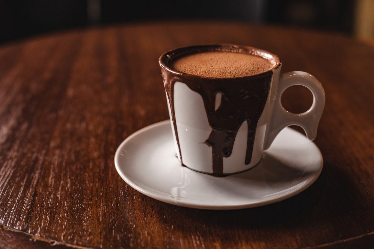 Hot chocolate with marshmallows