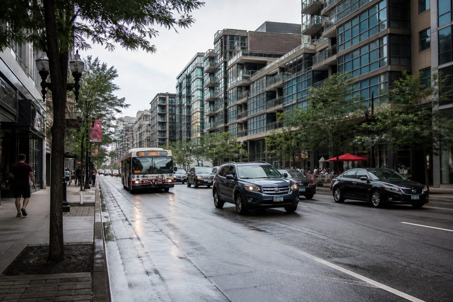 Westboro village street in summer