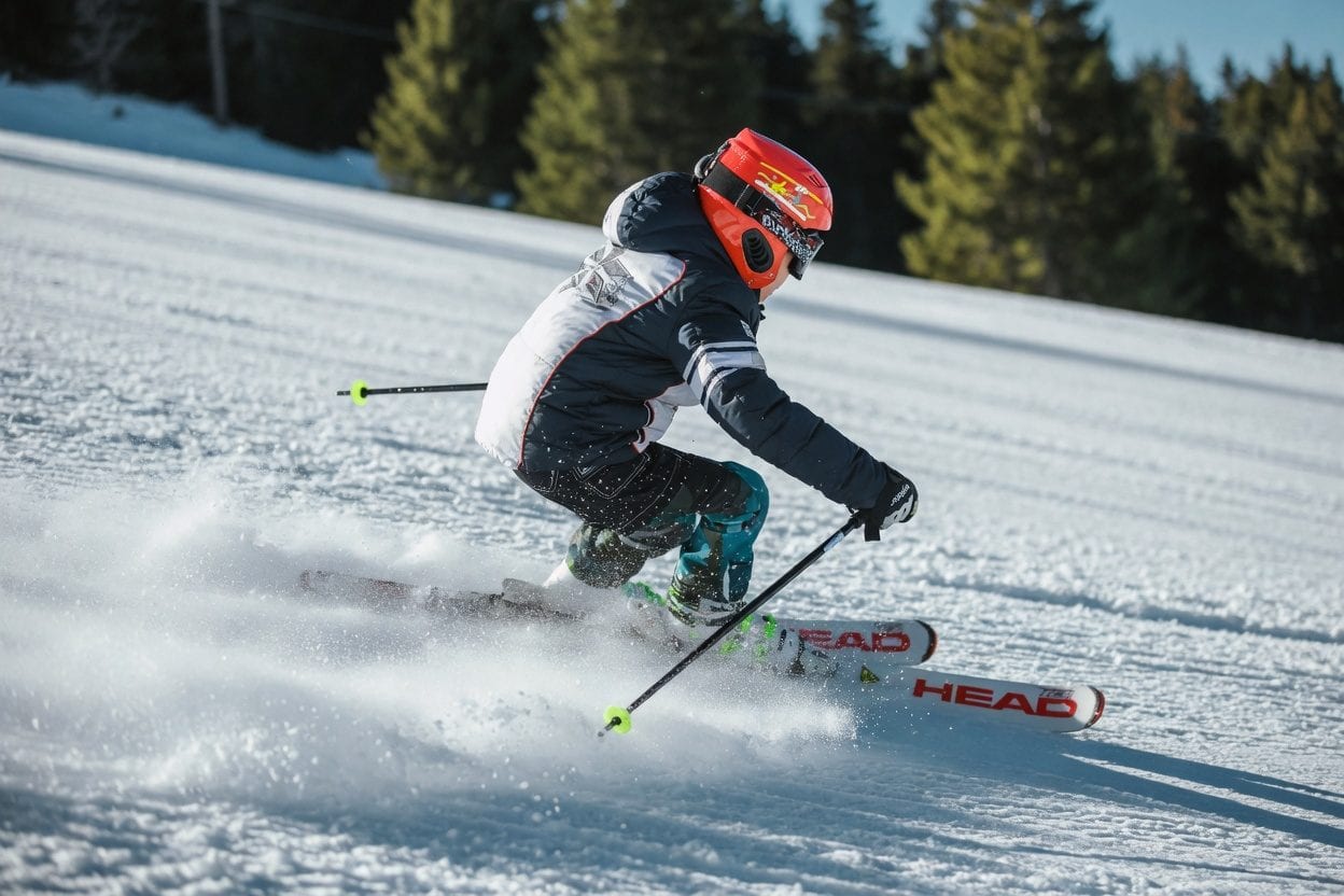 Mont Cascades ski slopes with Quebec countryside