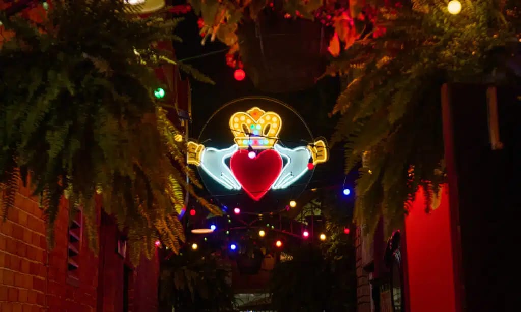 Heart & Crown ByWard Market exterior at night