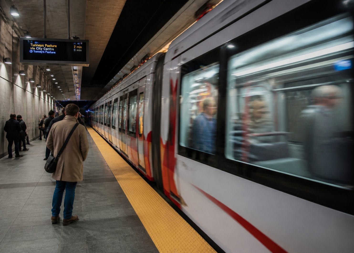 OC Transpo LRT at Pimisi Station