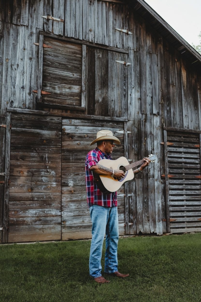 Brad Paisley performing on stage