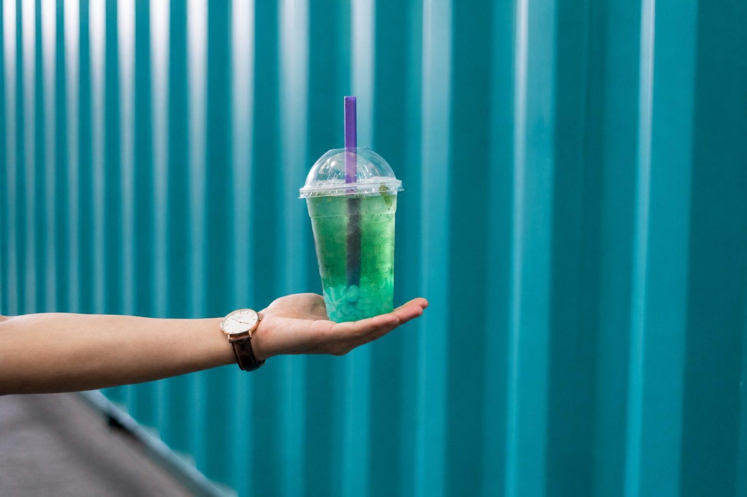 Bubble tea counter in ByWard Market