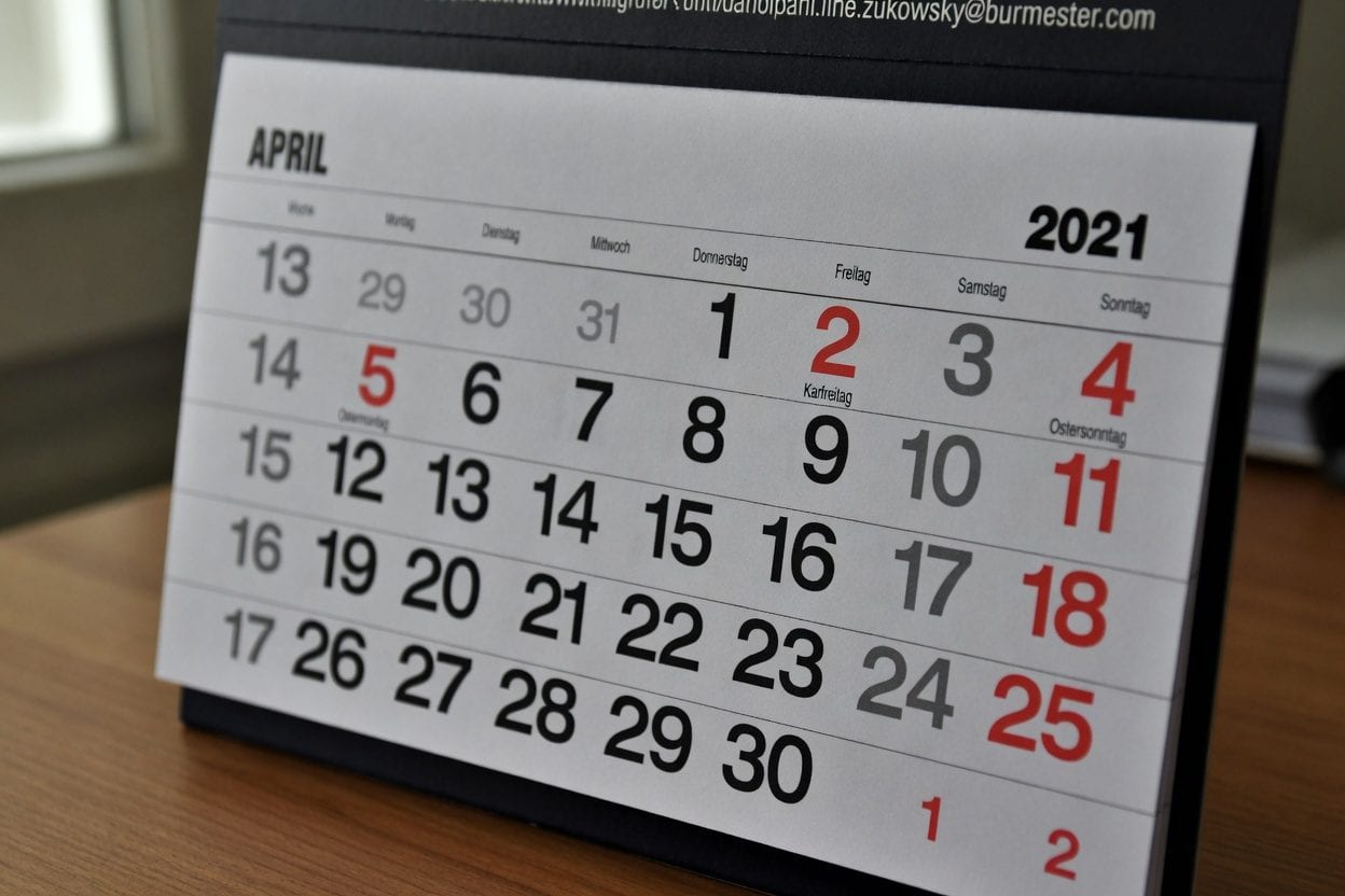 CRA payment calendar