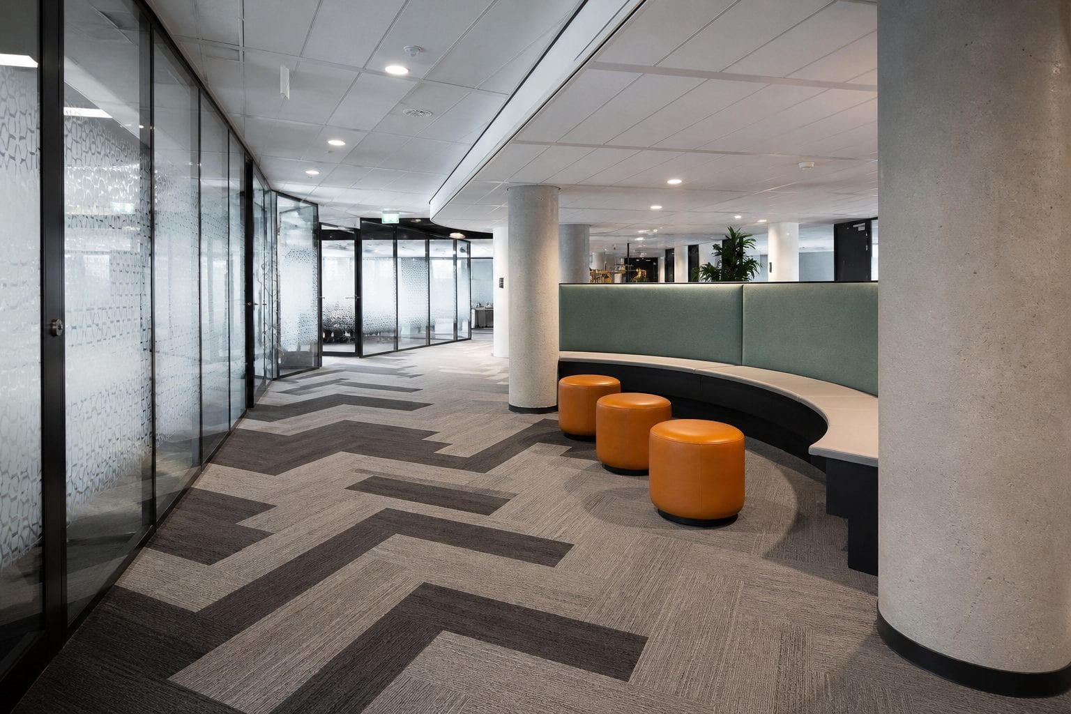 Commercial lobby carpet in Ottawa