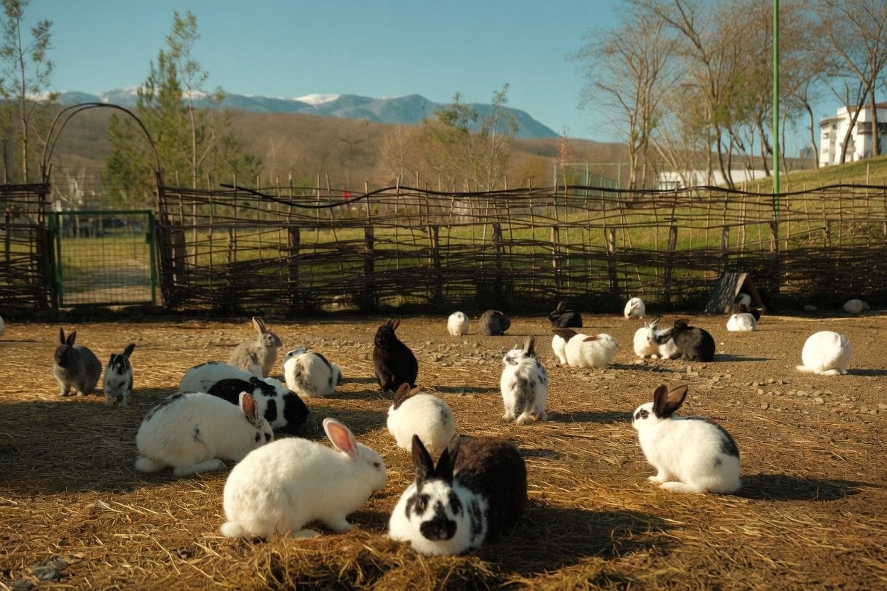 Heritage breed livestock at Cumberland Heritage Village