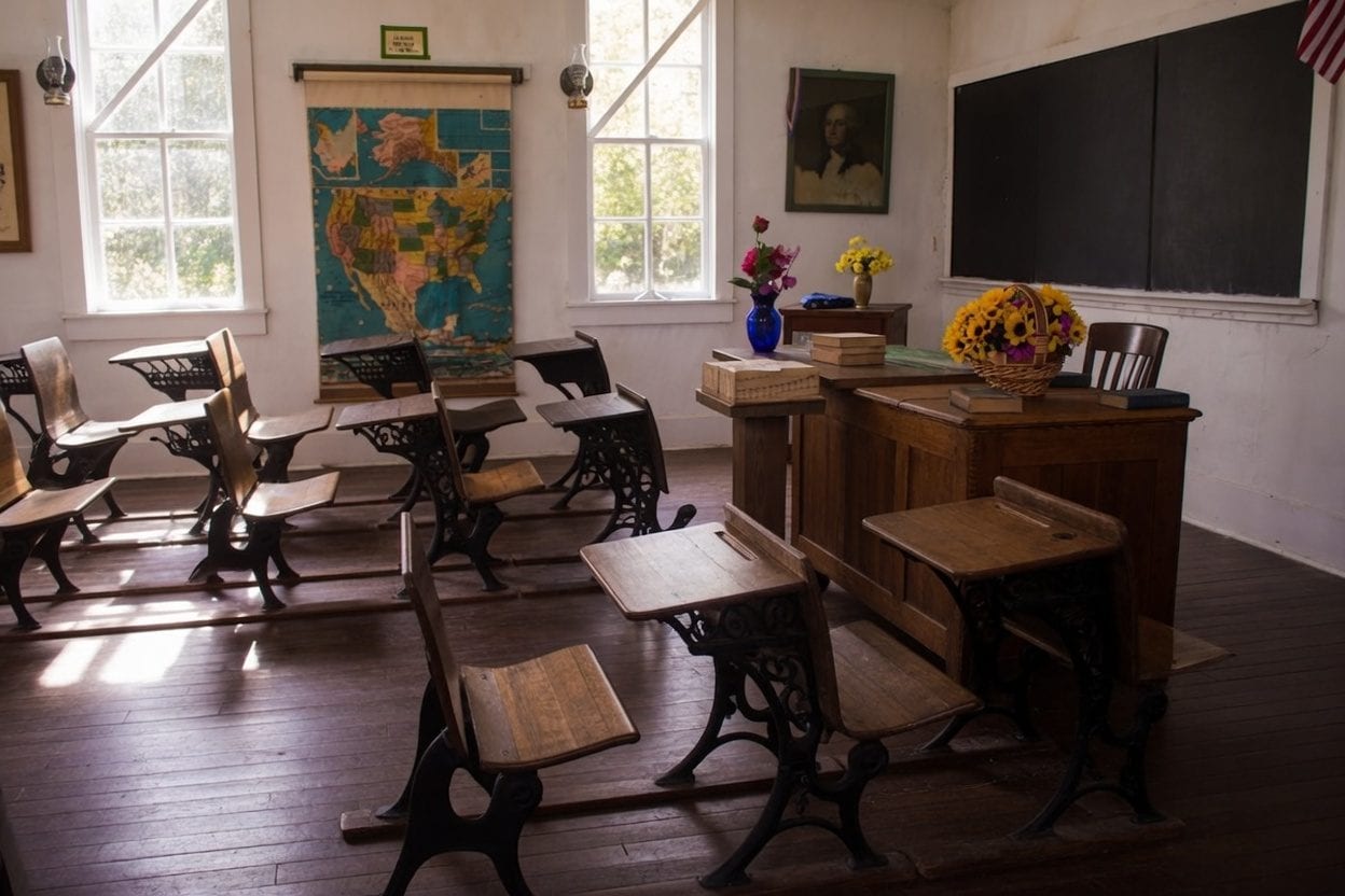 One-room schoolhouse at Cumberland Heritage Village