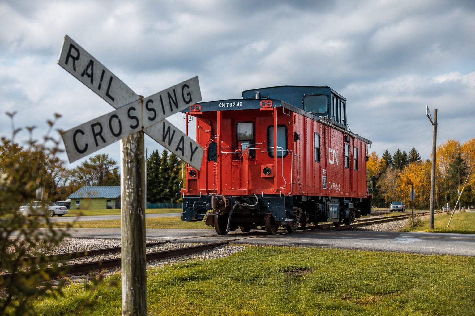 Miniature steam train at Cumberland Heritage Village