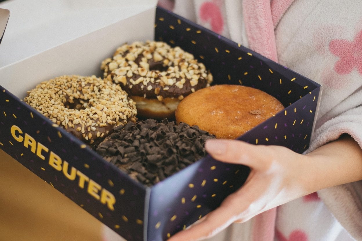Family-friendly donut assortment