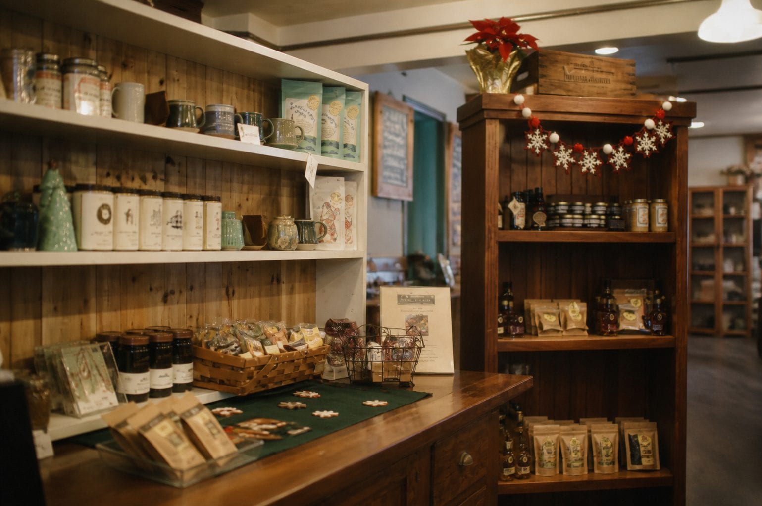 Ottawa gift shop shelves with handmade goods