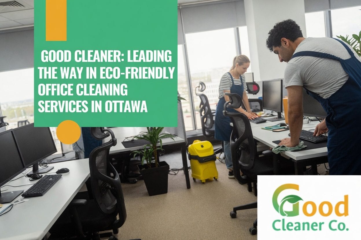 Good Cleaner Co.: Leading the Way in Eco-Friendly Office Cleaning Services in Ottawa