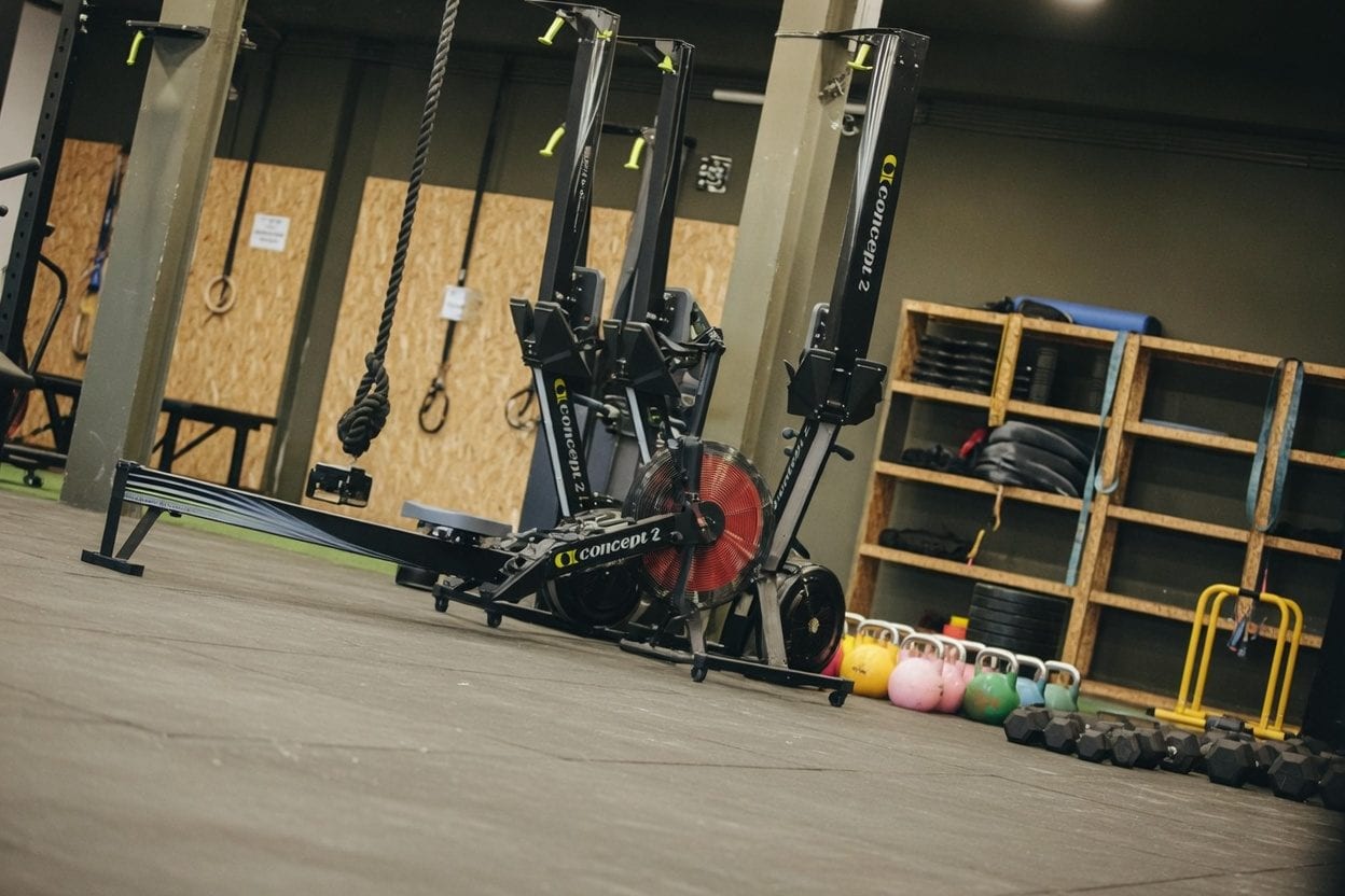 GoodLife club training floor with mixed cardio and strength zones