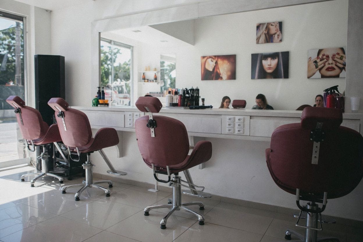 New York New York Hair Salon styling station