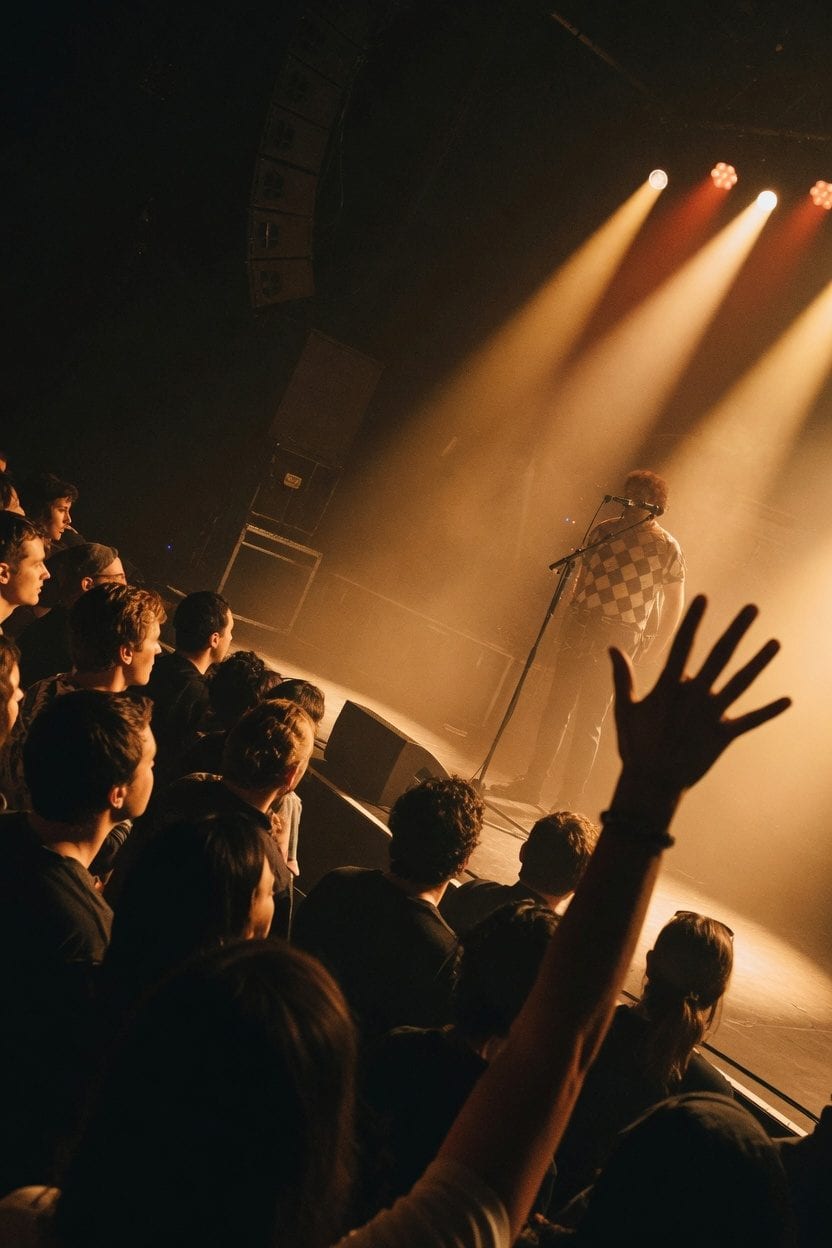 Jonas Brothers performing on stage